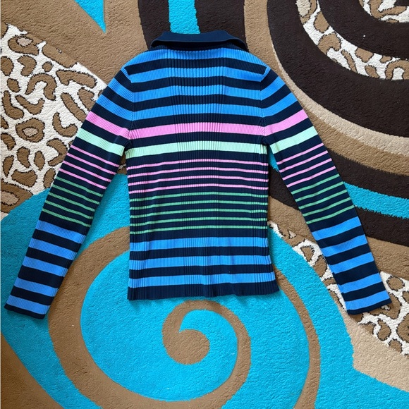 Striped Multicolor Women's Sweater - Picture 2 of 6